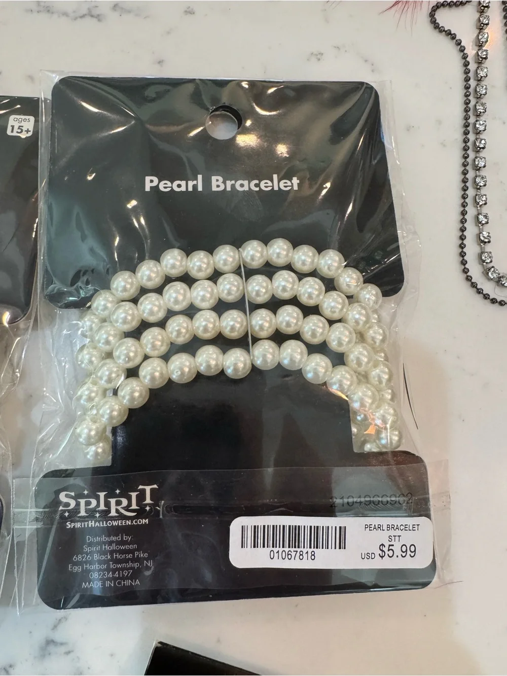 💃🏻1920s Flapper Costume Accessory Lot Spirit Pearls Boa Gloves Headband